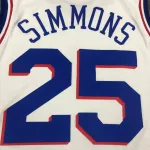 Philadelphia 76ers White #25 Men’s Jersey