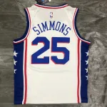 Philadelphia 76ers White #25 Men’s Jersey