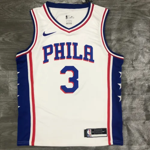 Maillot homme Philadelphia 76ers blanc Allen Iverson #3
