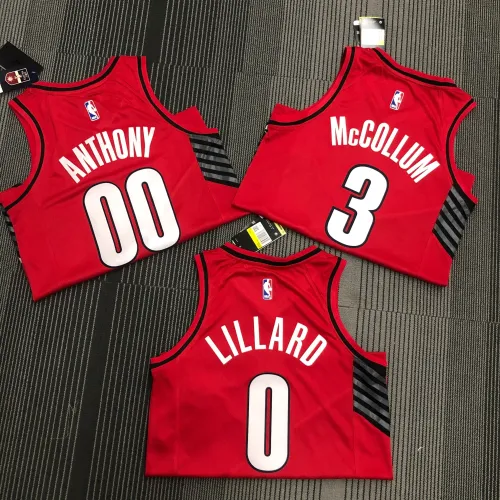 Maglia Portland Trail Blazers Rosso Carmelo Anthony #00 | Maglia NBA Swingman