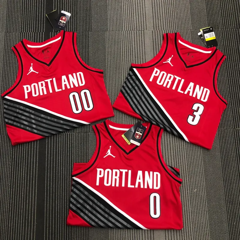 Jersey Portland Trail Blazers Rojo #3 | NBA Swingman Jersey
