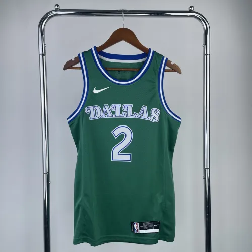 Dallas Mavericks Retro Green Kyrie Irving #2 Men's Jersey