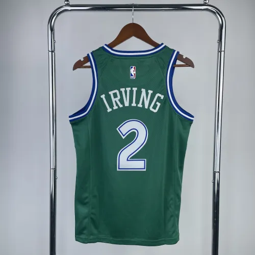 Dallas Mavericks Retro Green Kyrie Irving #2 Men’s Jersey