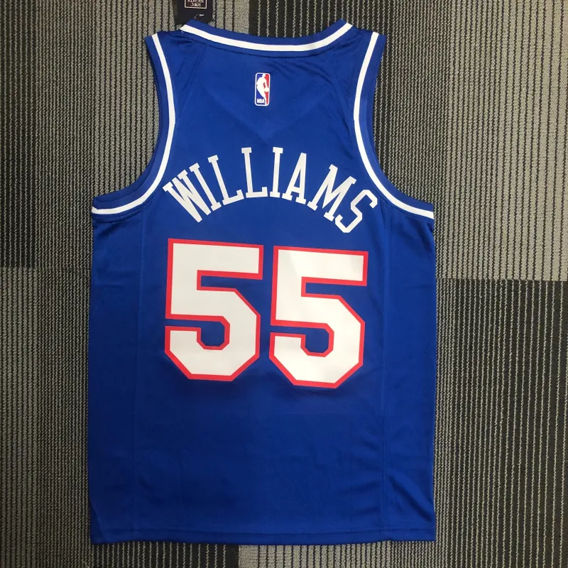 Sacramento Kings Blue Jason Williams #55 Men’s Jersey