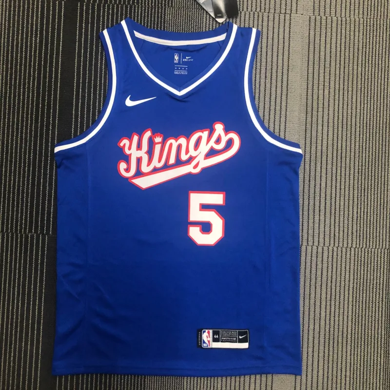 Sacramento Kings Blue De’Aaron Fox #5 Men’s Jersey