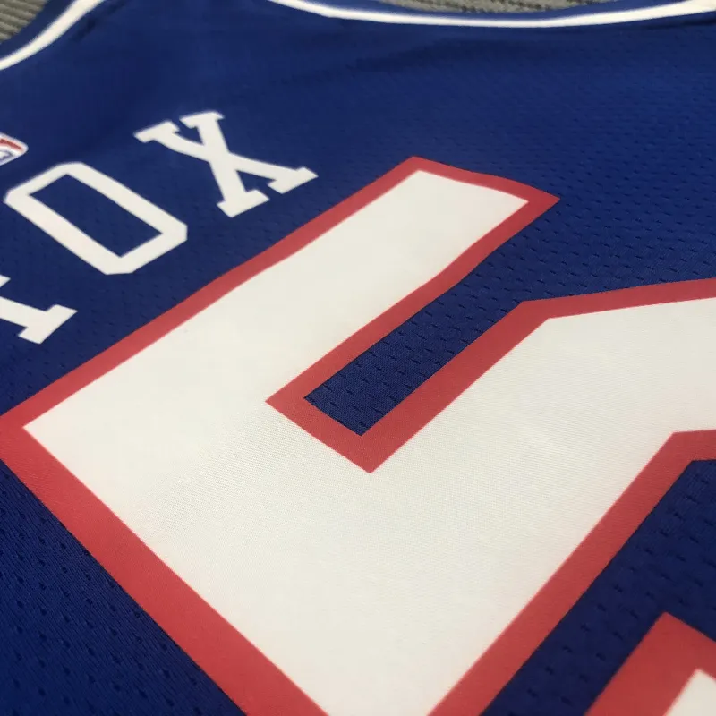 Sacramento Kings Blue De’Aaron Fox #5 Men’s Jersey