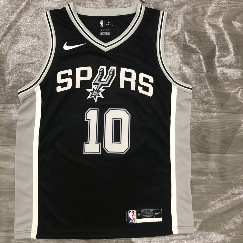 San Antonio Spurs Black Jeremy Sochan #10 Jersey | NBA Swingman Jersey
