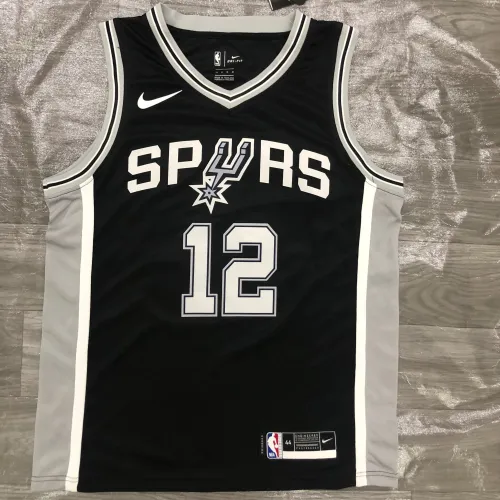 San Antonio Spurs Black LaMarcus Aldridge #12 Jersey | NBA Swingman Jersey