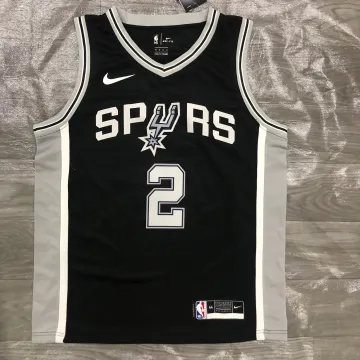 San Antonio Spurs Zwart Kawhi Leonard #2 Jersey | NBA Swingman Jersey