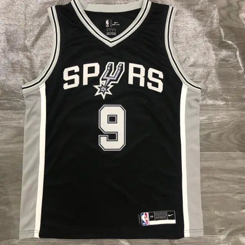 San Antonio Spurs Black Tony Parker #9 Jersey | NBA Swingman Jersey