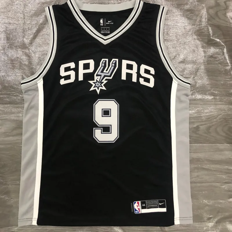 San Antonio Spurs Black Tony Parker #9 Jersey | NBA Swingman Jersey