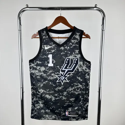Maillot #1 de Victor Wembanyama des San Antonio Spurs | Maillot Swingman NBA