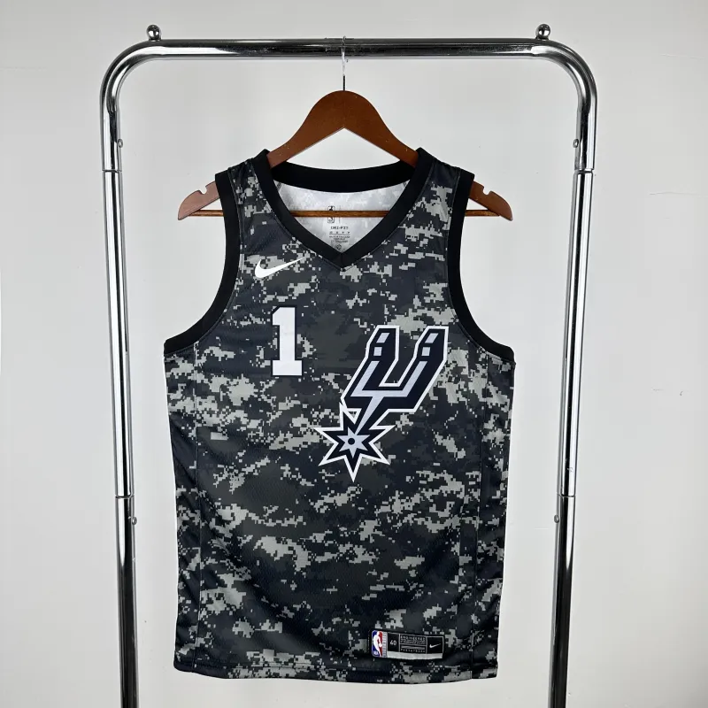 San Antonio Spurs Victor Wembanyama #1 Jersey | NBA Swingman Jersey