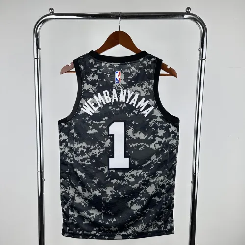San Antonio Spurs Victor Wembanyama #1 Jersey | NBA Swingman Jersey