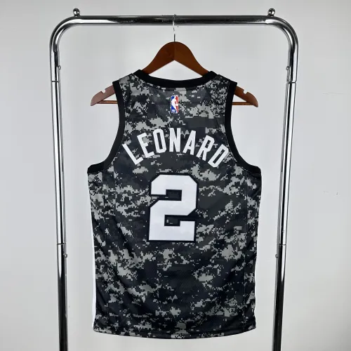 Camisola #2 dos San Antonio Spurs Kawhi Leonard | Camisola Swingman da NBA