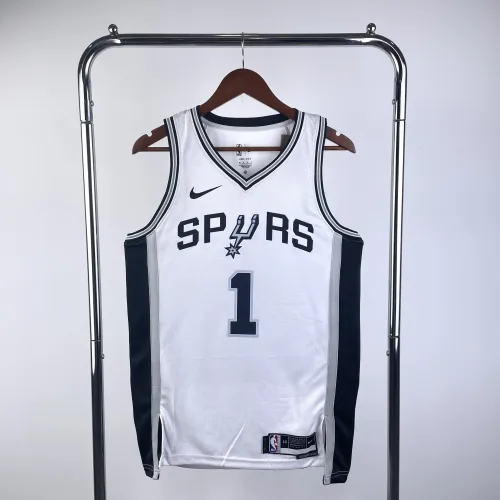 San Antonio Spurs Blanco Victor Wembanyama #1 Jersey | NBA Swingman Jersey