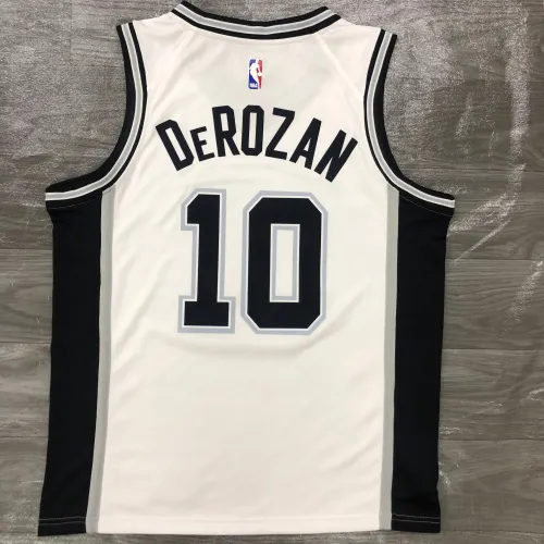 San Antonio Spurs White Jeremy Sochan #10 Jersey | NBA Swingman Jersey