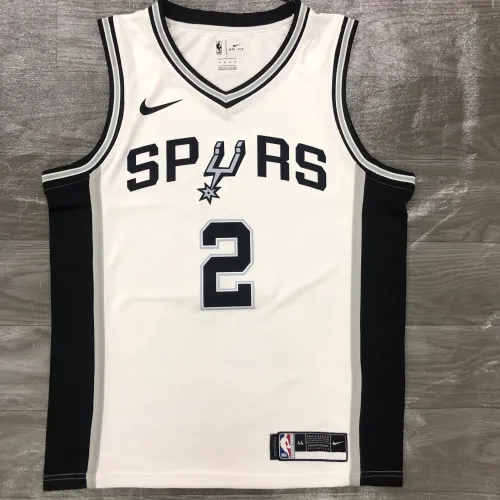 San Antonio Spurs White Kawhi Leonard #2 Jersey | NBA Swingman Jersey
