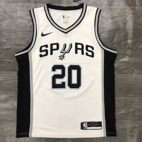 San Antonio Spurs White Manu Ginobili #20 Jersey | NBA Swingman Jersey