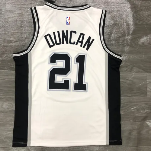San Antonio Spurs Wit Tim Duncan #21 Jersey | NBA Swingman Jersey