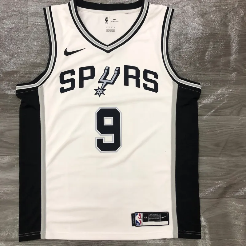 San Antonio Spurs White Tony Parker #9 Jersey | NBA Swingman Jersey