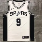Maglia bianca dei San Antonio Spurs di Tony Parker #9 | Maglia Swingman NBA San Antonio Spurs White Tony Parker #9 Jersey | NBA Swingman Jersey