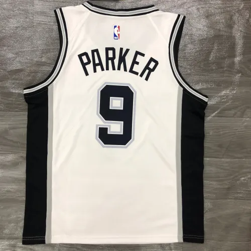 San Antonio Spurs Wit Tony Parker #9 Jersey | NBA Swingman Jersey