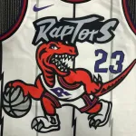 Maillot rétro blanc Fred VanVleet #23 des Raptors de Toronto | Maillot Swingman NBA