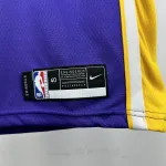 Los Angeles Lakers V-Neck Luka Doncic #77 Purple Men’s Jersey