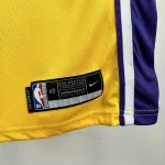 Maglia da uomo Los Angeles Lakers con scollo a V Luka Doncic #77 Giallo