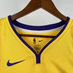 Maglia da uomo Los Angeles Lakers con scollo a V Luka Doncic #77 Giallo