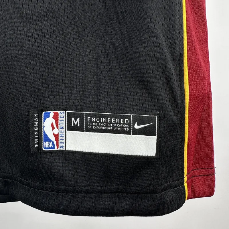 Miami Heat V-Neck LeBron James #6 Youth Black Jersey