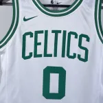 Maglia da bambino bianca Jayson Tatum dei Boston Celtics #0
