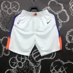 Calções brancos Phoenix Suns para homem Phoenix Suns White Men’s Shorts