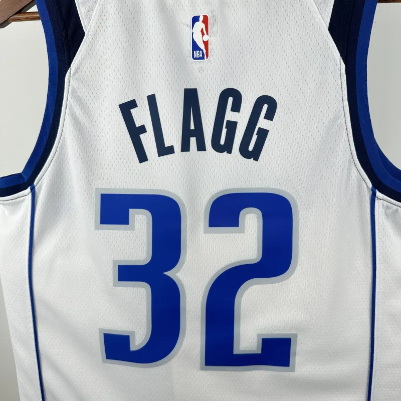 Dallas Mavericks White Cooper Flagg #32 Men’s Jersey