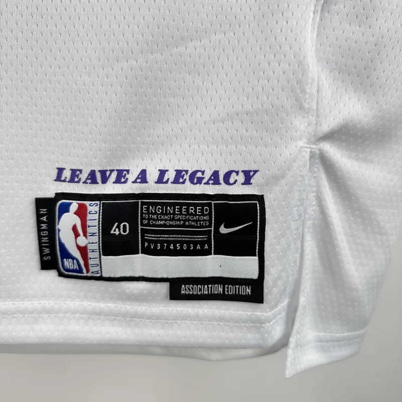 Jersey branco para homem dos Los Angeles Lakers Dwight Howard #39