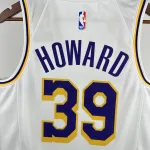 Jersey branco para homem dos Los Angeles Lakers Dwight Howard #39