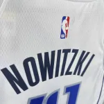Dallas Mavericks White Dirk Nowitzki #41 Men’s Jersey