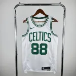 Maillot homme blanc Neemias Queta #88 des Boston Celtics