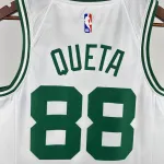 Maillot homme blanc Neemias Queta #88 des Boston Celtics