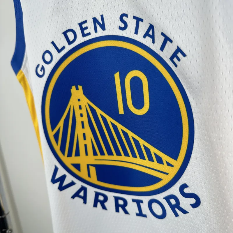 Golden State Warriors Kids White Buddy Hield #10 Jersey