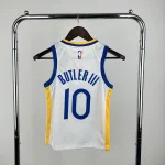Golden State Warriors Kids White Buddy Hield #10 Jersey
