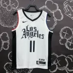 Camisola masculina branca dos LA Clippers #11 LA Clippers White #11 Men’s Jersey