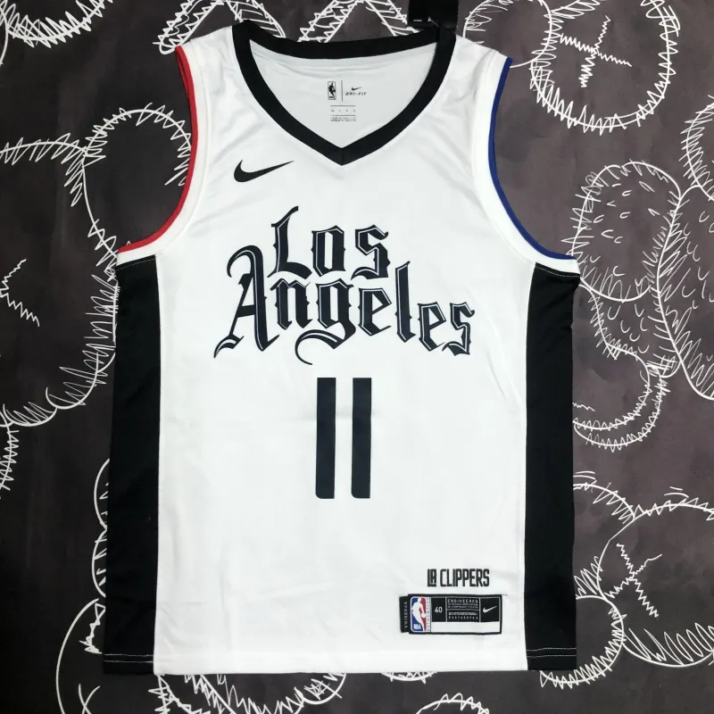 LA Clippers White #11 Men’s Jersey