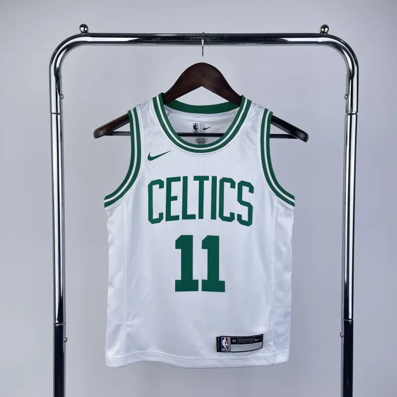 Boston Celtics Kyrie Irving #11 Youth White Jersey