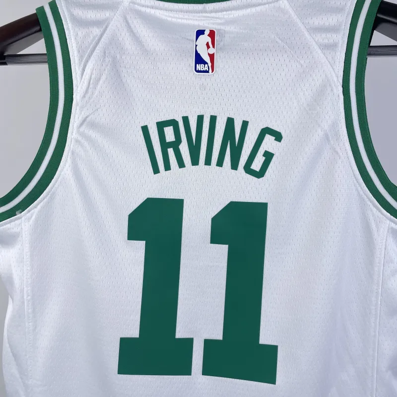 Boston Celtics Kyrie Irving #11 Youth White Jersey