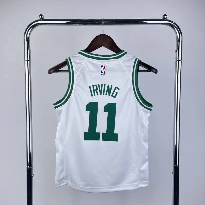 Boston Celtics Kyrie Irving #11 Youth White Jersey