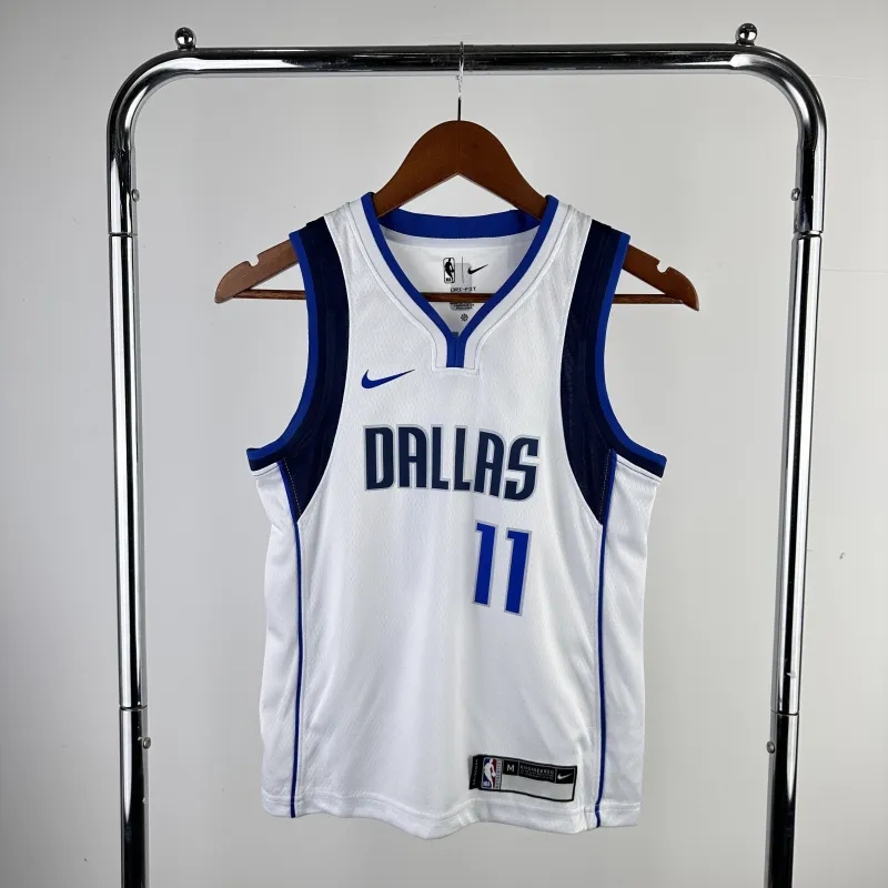Dallas Mavericks Kyrie Irving #11 Youth White Jersey