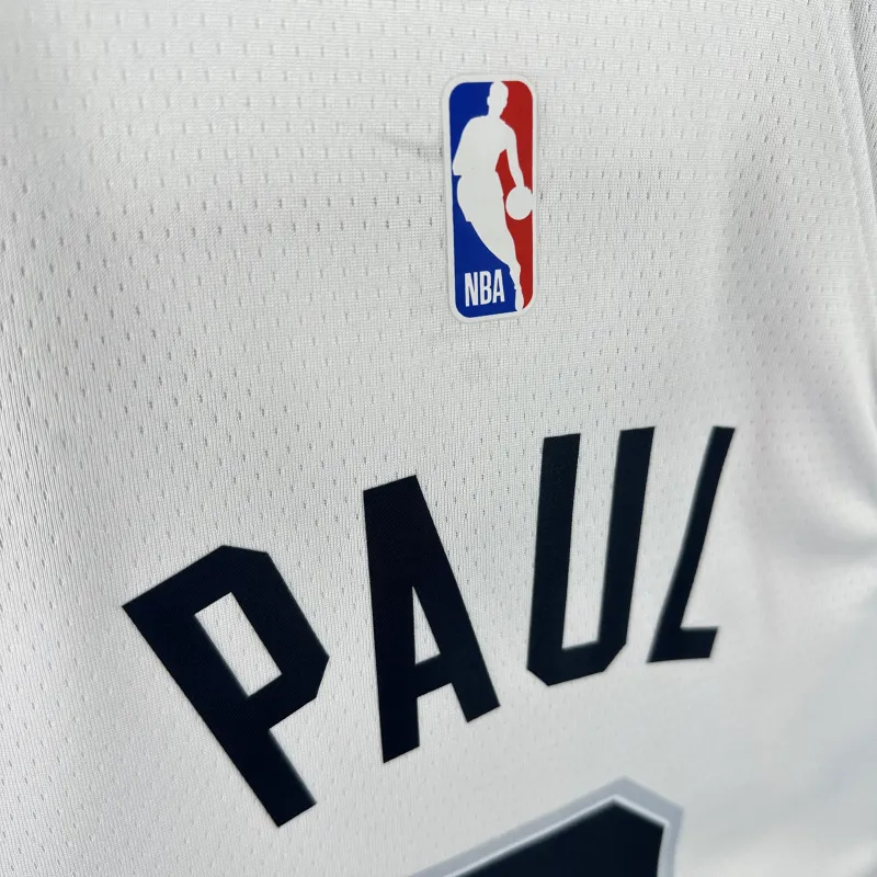 San Antonio Spurs White Chris Paul #3 Jersey | NBA Swingman Jersey