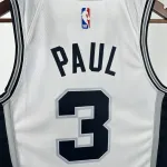 San Antonio Spurs White Chris Paul #3 Jersey | NBA Swingman Jersey